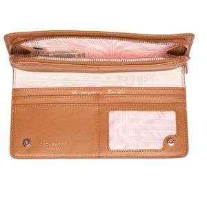 Ted Baker London Textured Leather Matinee Wallet